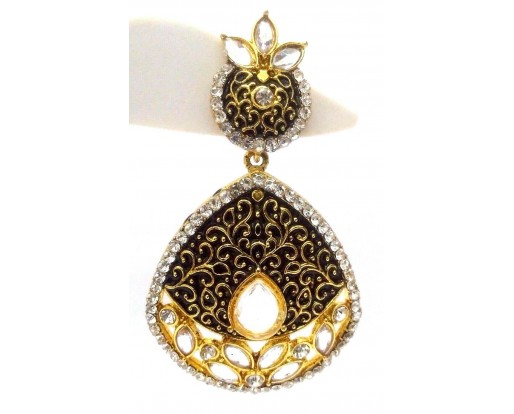 Gold Earring Jhumka Bali Jhumki Fashion Jewelry Boho Chich Drop Dangle Long E55